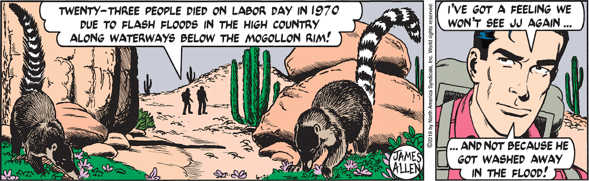 trail.  ever. https://www.comicskingdom.